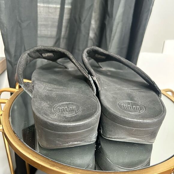 FITFLOP LULU Leather Toe-Post Sandals - Picture 5 of 7